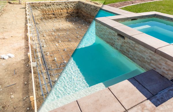 Pool Site Leveling in Ooltewah