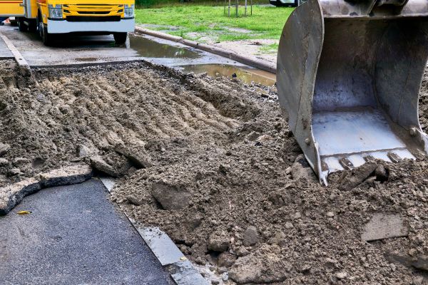 Road Excavation in Ooltewah