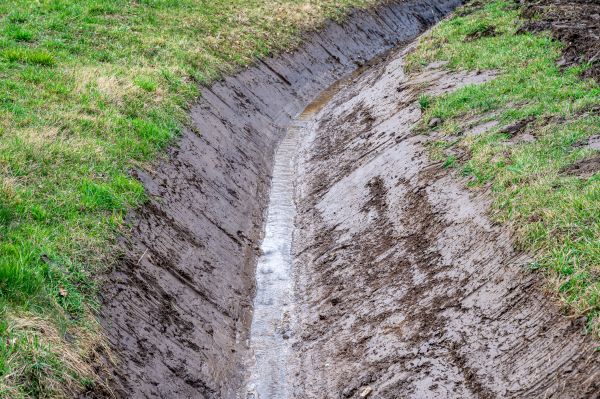 Drainage Ditch Excavation in Ooltewah