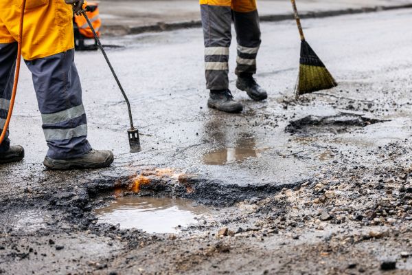 Gravel Pothole Repair in Ooltewah