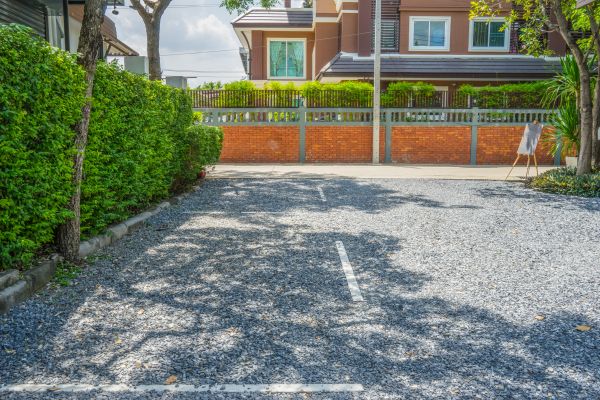 Gravel Parking Lot Repair in Ooltewah